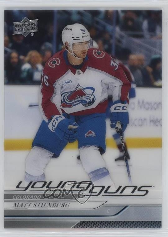 2024-25 Upper Deck Series 2 Young Guns Clear Cut Matt Stienburg #486 Rookie RC