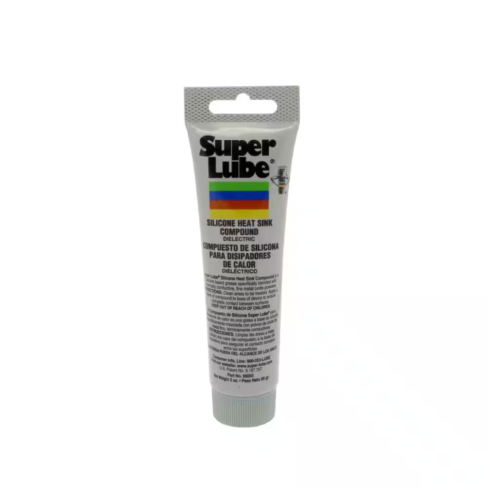 Super Lube 98003 Silicone Heat Sink Compound - 3oz Tube