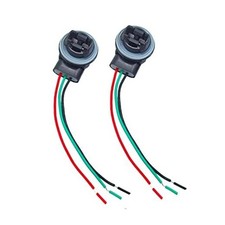 Bulbs Wire Harness Pigtail Light Socket Compatible with LED and Standard Bulbs