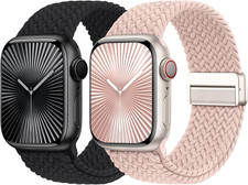 Braided Stretchy Bands with Magnetic Clasp Compatible for Apple Watch Band 38Mm