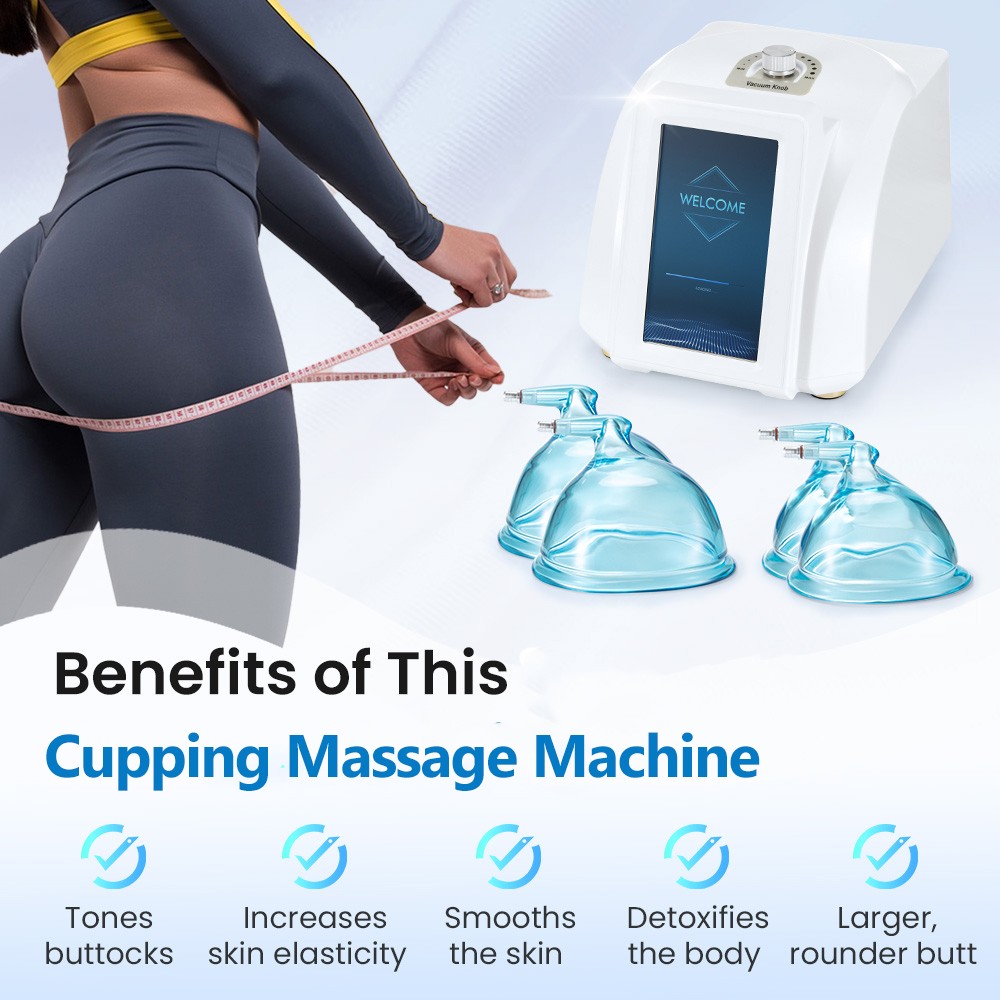 Butt Enhancer Vacuum Machine Strong Suction 4 Cups for Lifting Sculpting USA