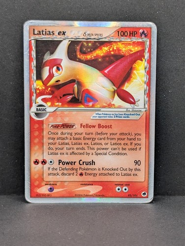 Latias ex (Delta Species) 95/101 Dragon Frontiers Holo Rare Pokemon TCG HP