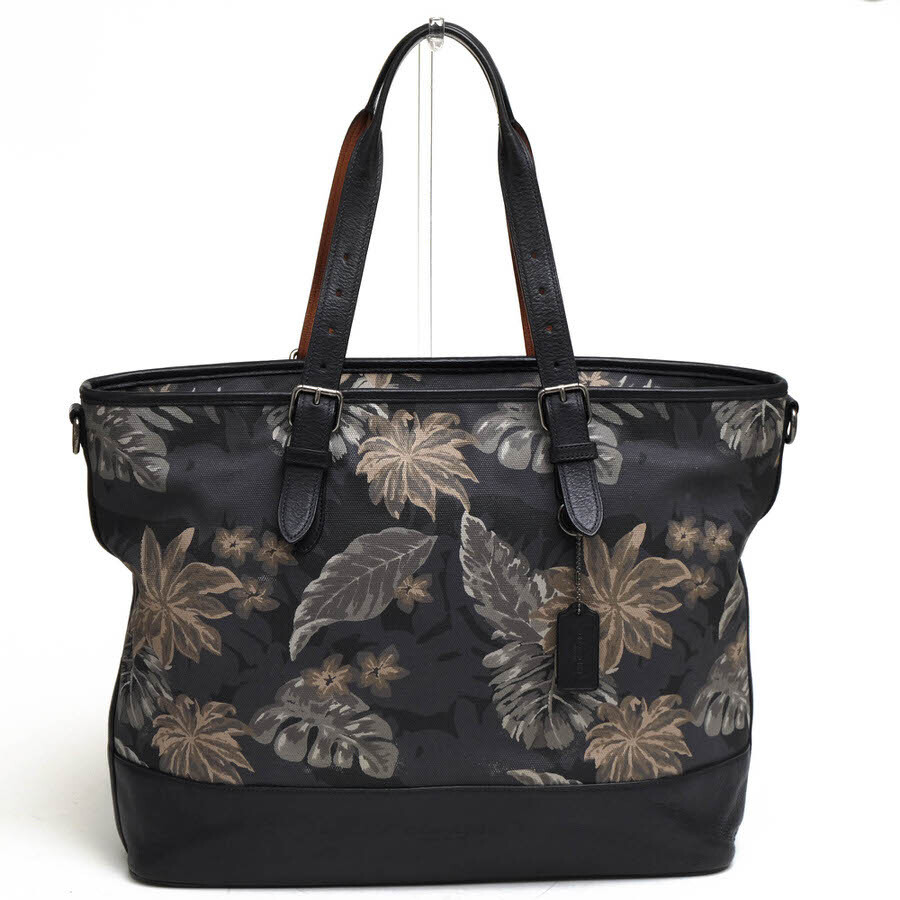 COACH Mercer Tote Bag F72074 in Printed Canvas with Hawaiian Palm Design