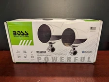BOSS Audio MC625BA Motorcycle 3" Speakers - Built-in Amp, Bluetooth, Chrome