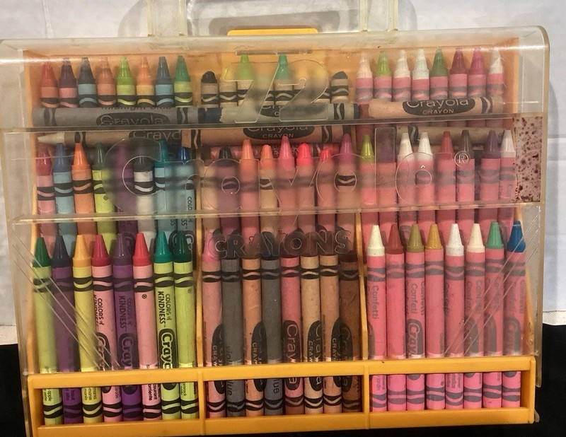 Crayola-Confetti, Colors of Kindness/Case with Some Original Crayons (mixed lot)