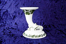 Meissen Porzellan F&uuml;llhorn Kerzenhalter "Weinlaub" 2. Wahl