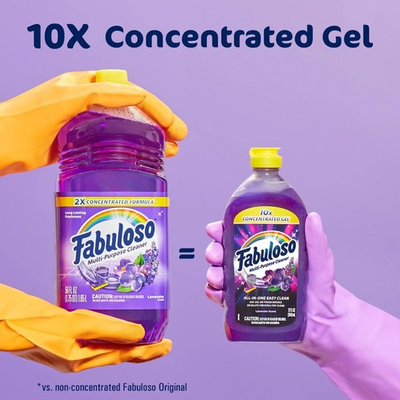 #ad Fabuloso 10X Concentrated Gel Multi Purpose Cleaner Lavender Scent12 fl oz $5.90