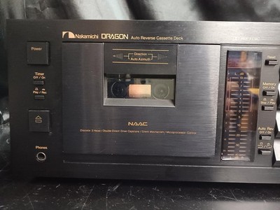Nakamichi DRAGON Cassette Deck Tape Player Recorder Working