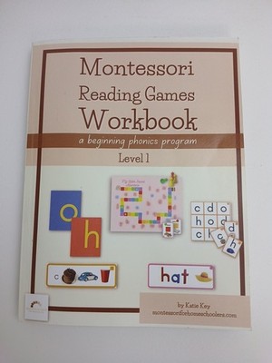 Montessori Reading Games Workbook Level 1:A Beginning Phonics Program, Katie Key