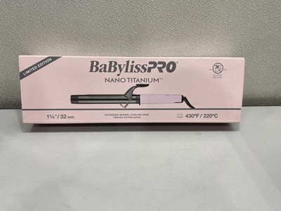 Babyliss Pro Nano Titanium Extended Barrel Curling Iron 1.25'' In Pink