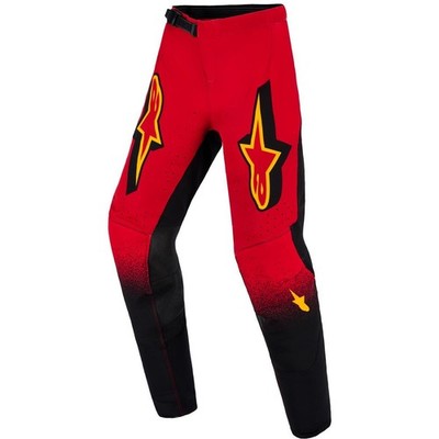 Alpinestars Kids Cross Hose Supertech Scenz - Rot/Schwarz/Gelb