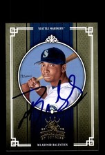 Signed Baseball Card Auto 2005 Donruss Diamond Kings #395 Wladimir Balentien