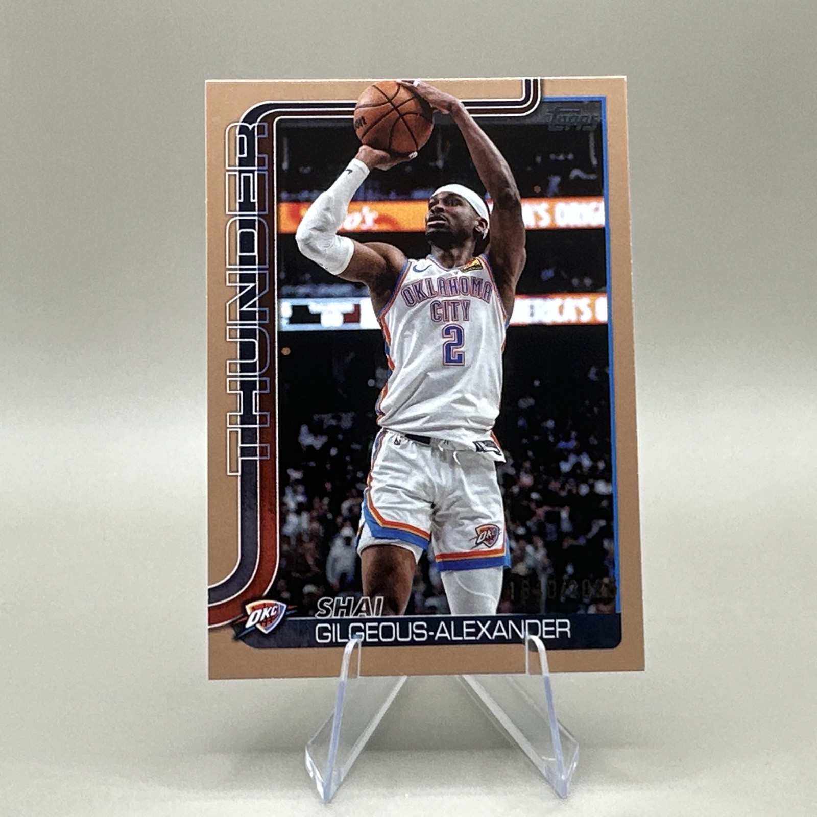 2025-26 Topps- Shai Gilgeous-Alexander Gold/2025 OKC Thunder #115