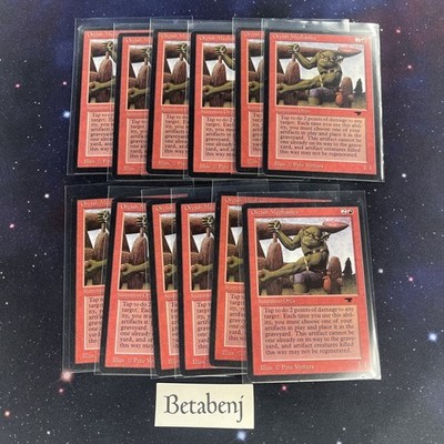 1x MTG Antiquities Orcish Mechanics from Estate Collection