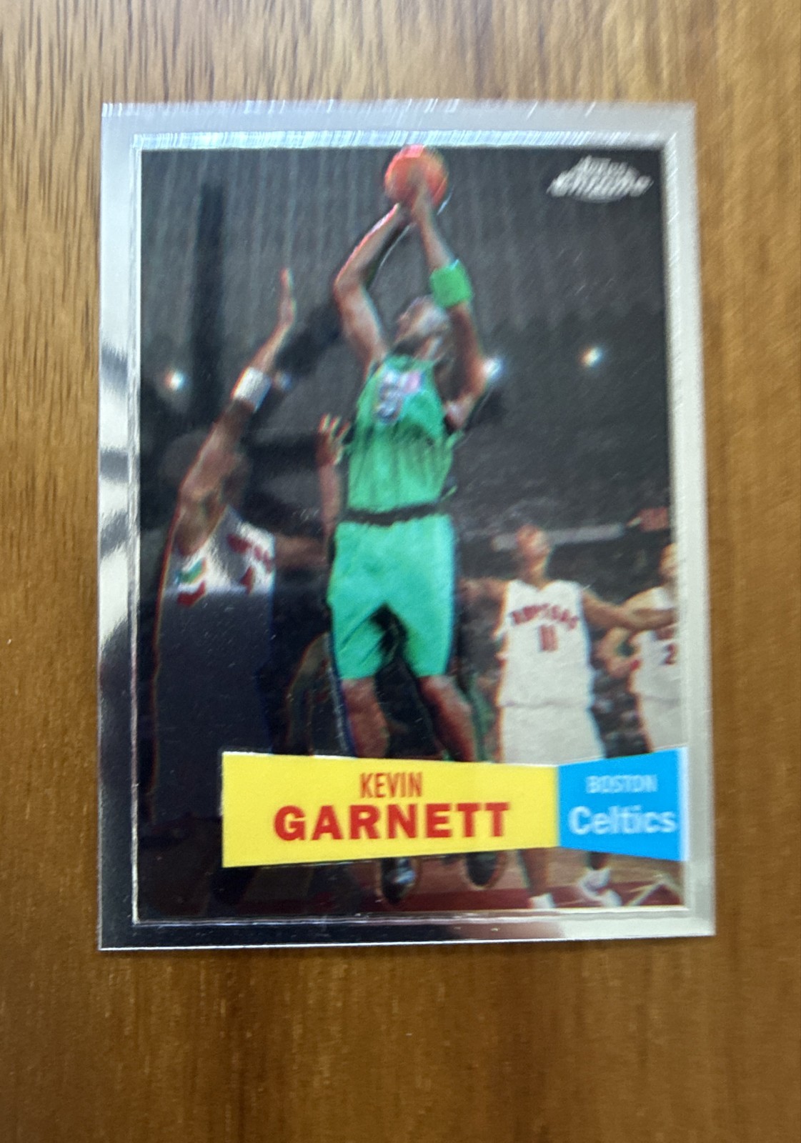 2007-08 Topps Chrome - Kevin Garnett #20 1957-58 Variations White Refractor /99
