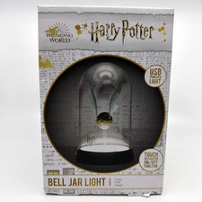 Harry Potter Golden Snitch Bell Jar Touch Lamp Light New In Box