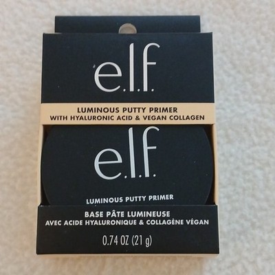 e.l.f. Luminous Putty Primer Universal Glow Hyaluronic Acid Vegan Collagen 0.74 