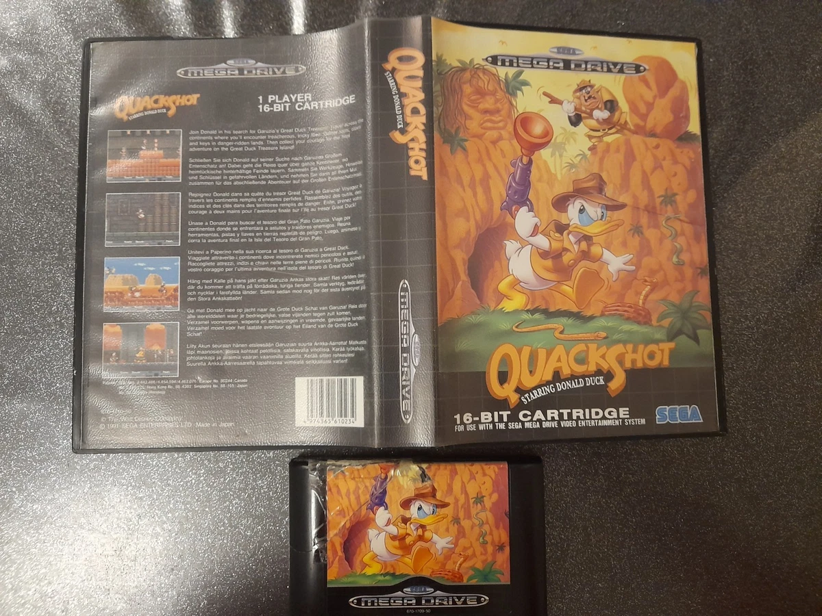 Quackshot + Sonic 2 Sur Sega Megadrive – Jeux Vidéo PAL (occasion)