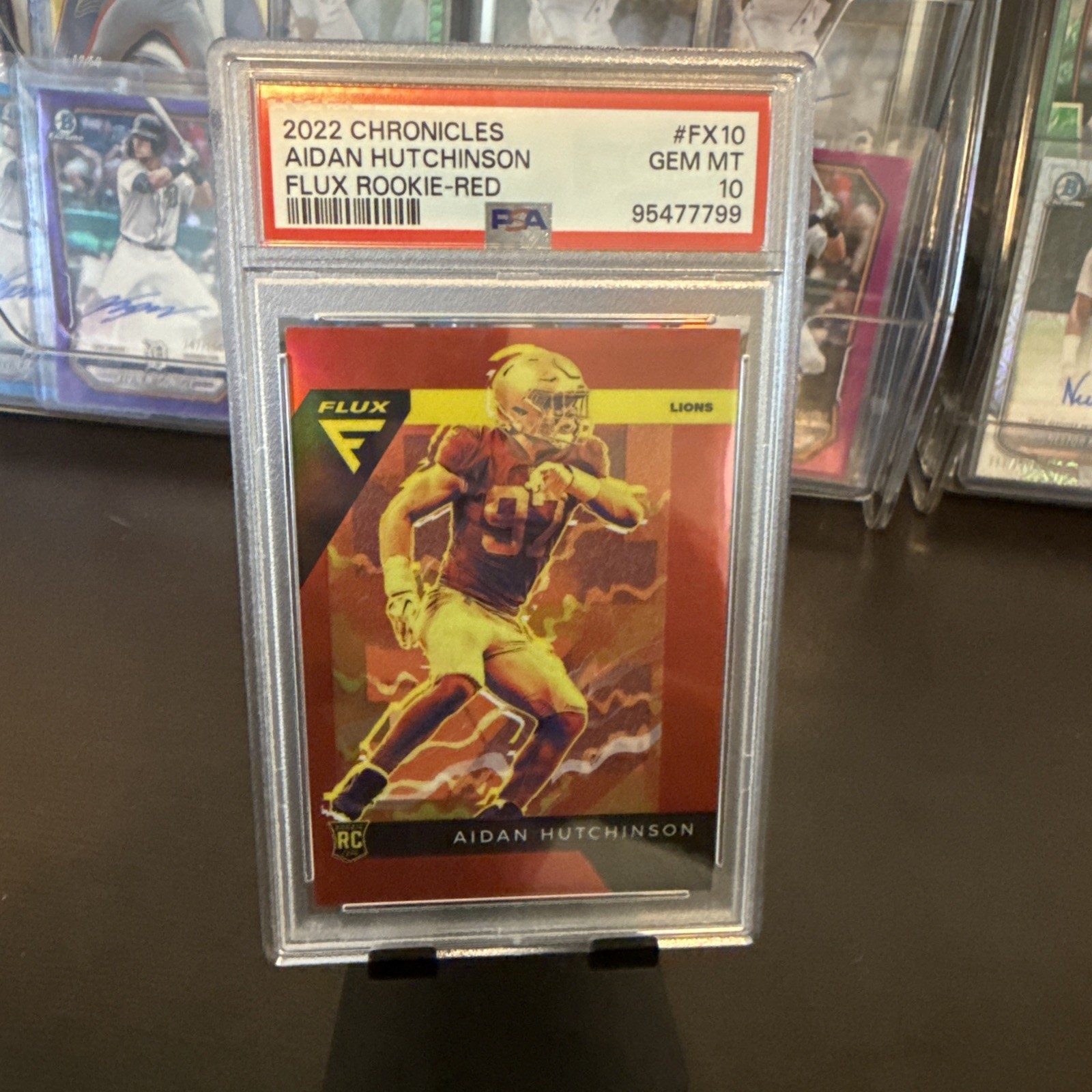 Aidan Hutchinson Panini Chronicles Flux Rookies #FX10 Base