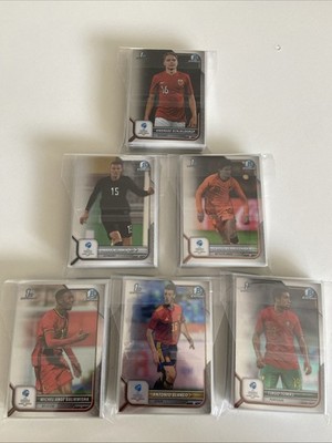 2022/23 Bowman Chrome Road to UEFA U21 Euros - Full Base Set alle 150 Basekarten