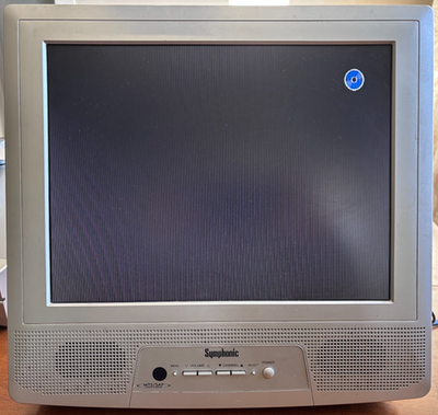 #ad Symphonic 15quot; Flat Panel TV LCD Retro Gaming Ports WF15L5 Portable TESTED WORKS $59.95