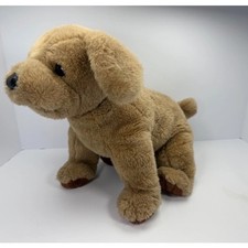 Vintage 1989 TY Plush  Buddy  Dog Golden Retriever Lab Tan Golden Brown Puppy