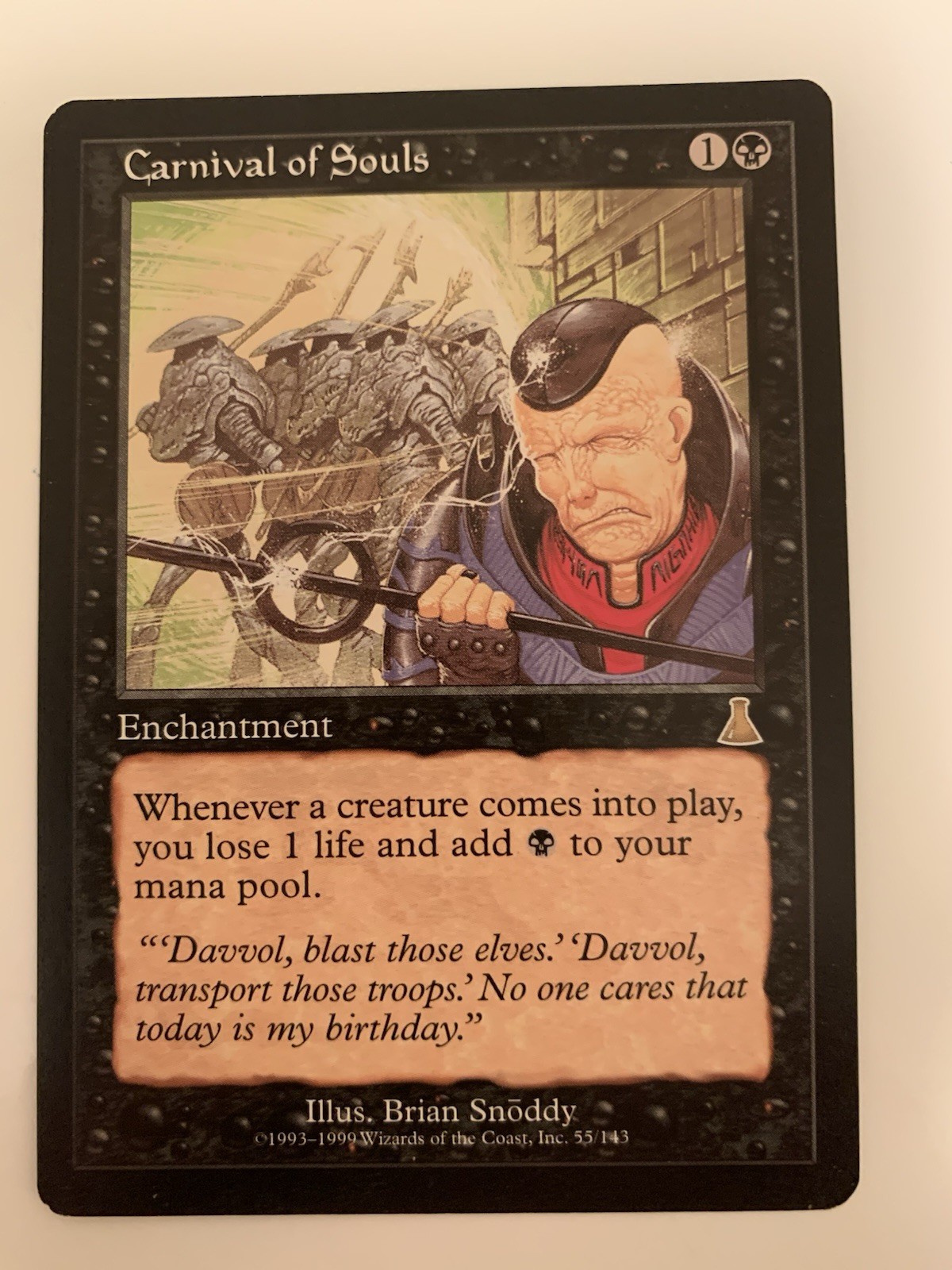 MTG NM Carnival of Souls Urza's Destiny Free Shipping In The US with Tracking