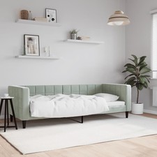 Łóżko dzienne Sofa rozkładana Sofa Łóżko Sofa łóżkowa Łóżko gościnne Kanapa rozkładana Aksamit vidaXL