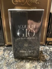 Giorgio Armani ~ Acqua Di Gio Profumo ~ Magnetic Cap ~ Sealed 2.5 Fl. Oz. Spray