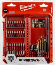 Milwaukee Shockwave Drill & Screw Set 40 Pieces - 4932492004