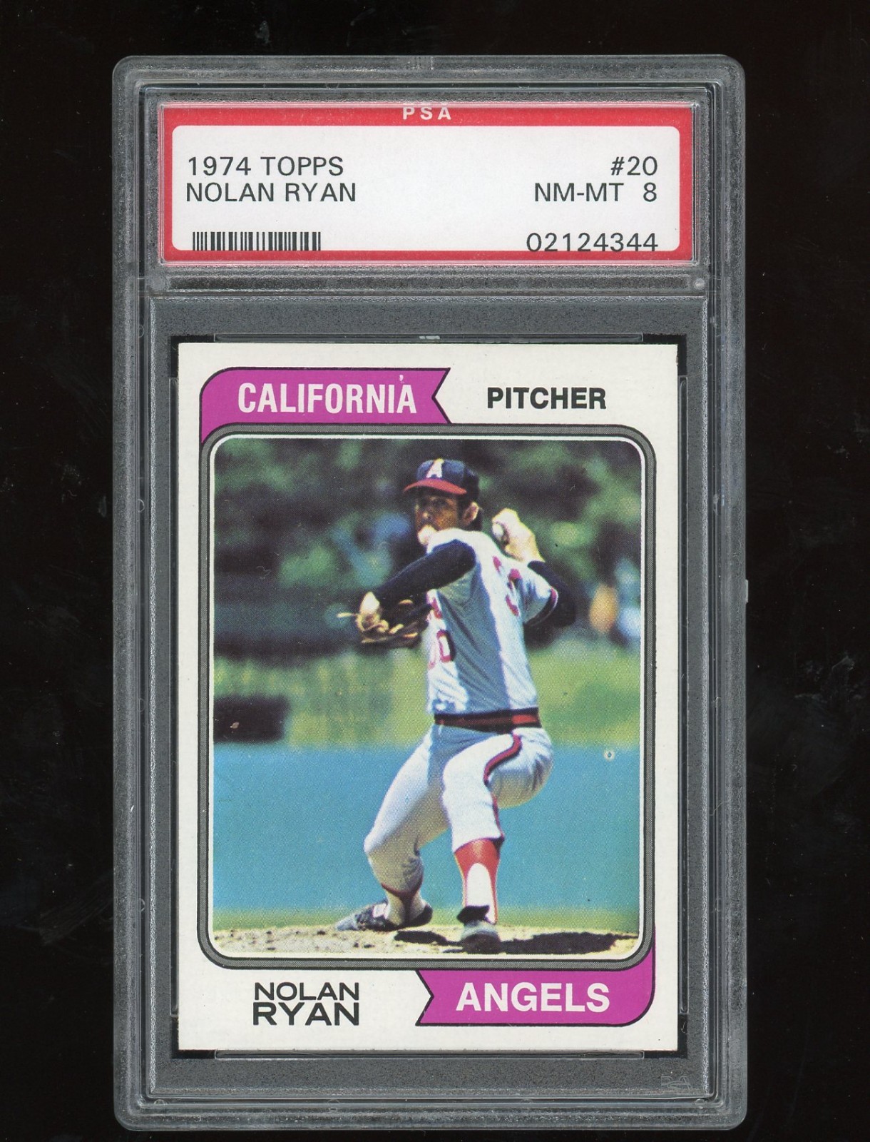 1974 Topps Nolan Ryan #20 PSA 8