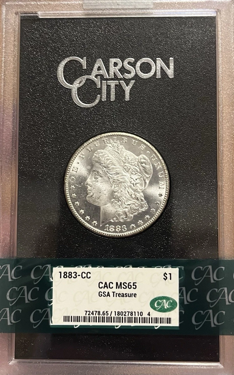 1883 MS65 モーガン Carson City Grade MS 65 1883 Year Morgan US Dollars (1878-1921