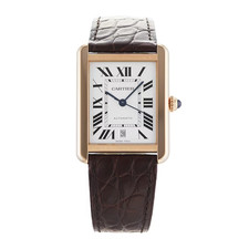 Cartier Tank Solo XL W5200026 18K Rose Gold in-house Cartier movement. 41mm