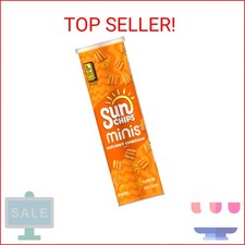 SunChips Minis, Harvest Cheddar Whole Grain Chips, 3.75 oz Canister