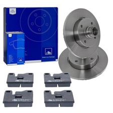 ATE BREMSSCHEIBEN 257mm + BELÄGE VORNE passend für Porsche 924 2.0
