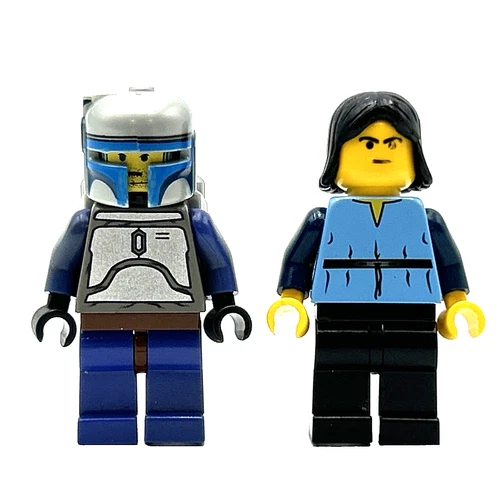 LEGO Star Wars (7153) Jango Fett & Young Boba Fett Minifigures SW0053 And SW0054