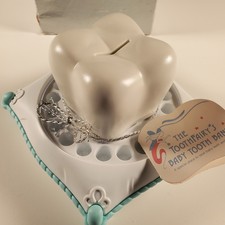 Vintage The Tooth Fairy's Baby Tooth Bank Keepsake Holder Perfect Present Box