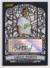 2008 Topps Stadium Club Beam Team Greg Smith Auto /99 #BTA-GSM