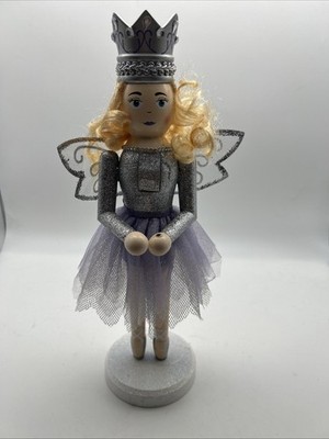 14'' Fairy Nutcracker with Purple dress  Christmas & Holiday Decor