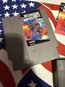 Misi&oacute;n Imposible con Manual NES Nintendo Probado Con Funda