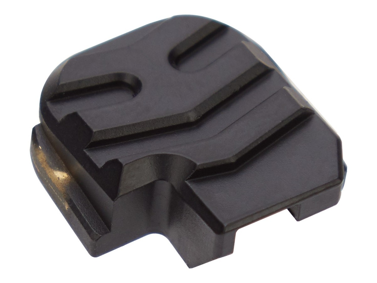 NDZ Brass Slide Cover Back Plate Aspis Cut Cerakote Armor Black