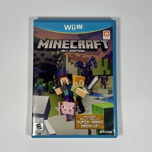 Minecraft Wii U Edition (Nintendo Wii U, 2016) COMPLETE CIB Tested Working