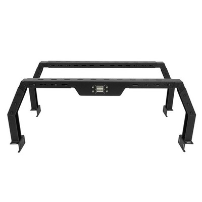 ALMULOO Adjustable Truck Bed Cargo Rack W/Led Light Compatible with 2004-2025...