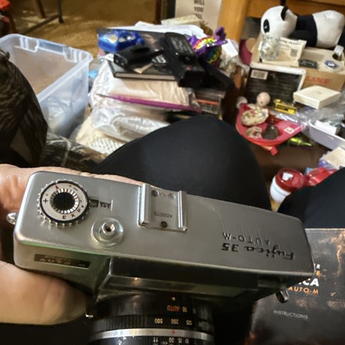 Fujica Auto-M 35mm Camera W/Fujinon-R 1:2.8 f=4.7cm Lens - Picture 2 of 15