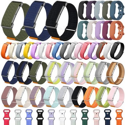 Für Google Fitbit Air Nylon Silikon Atmungsaktiv Armband Smartwatch Uhrenarmband