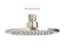 California Faucets SH-162-6.25-PN 6" Ultra-Thin Round Showerhead w 2.5GPM