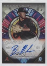 2019 Bowman Draft Chrome Class of 12/250 Brennan Malone #C19A-BM Auto 0l8