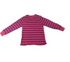 Polo Ralph Lauren Boys Long Sleeve Large Pony Striped Shirt Sz L 14-16