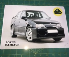 Vauxhall Lotus Carlton, Aluminium Sign, Garage,mancave, Office