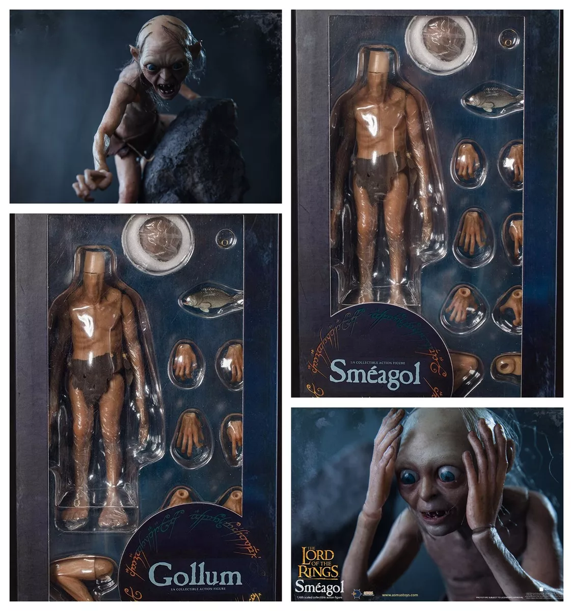 The Lord of the Rings Gollum & Smeagol (Luxury Edition) 1/6 Scale Figure Set